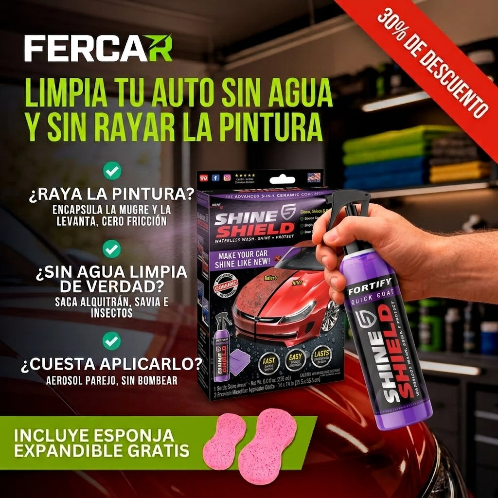 Shine Armor — Brillo Espejo Sin Agua